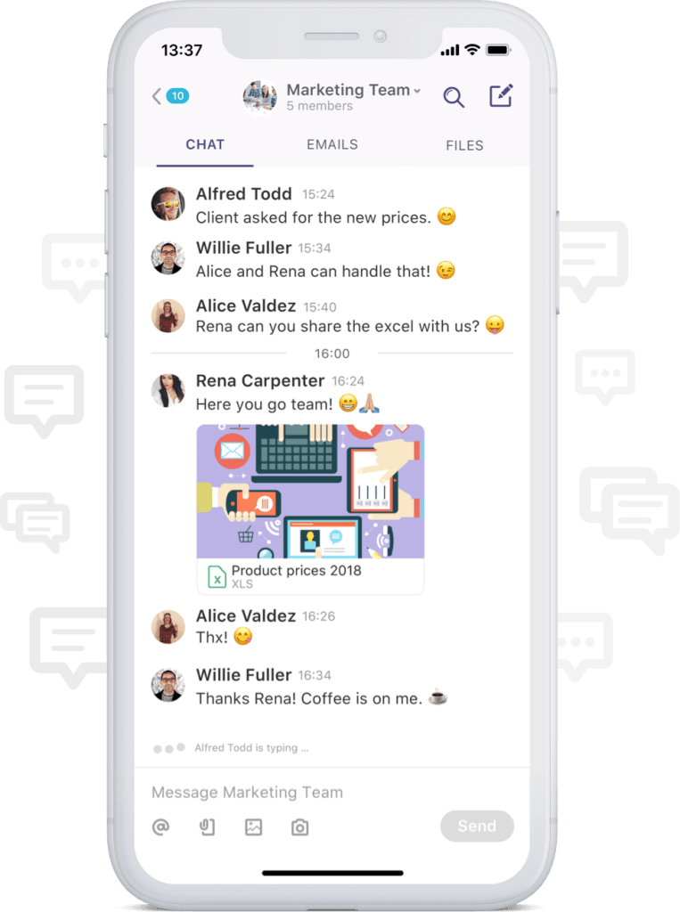 Loop Email chat Loop Email chat