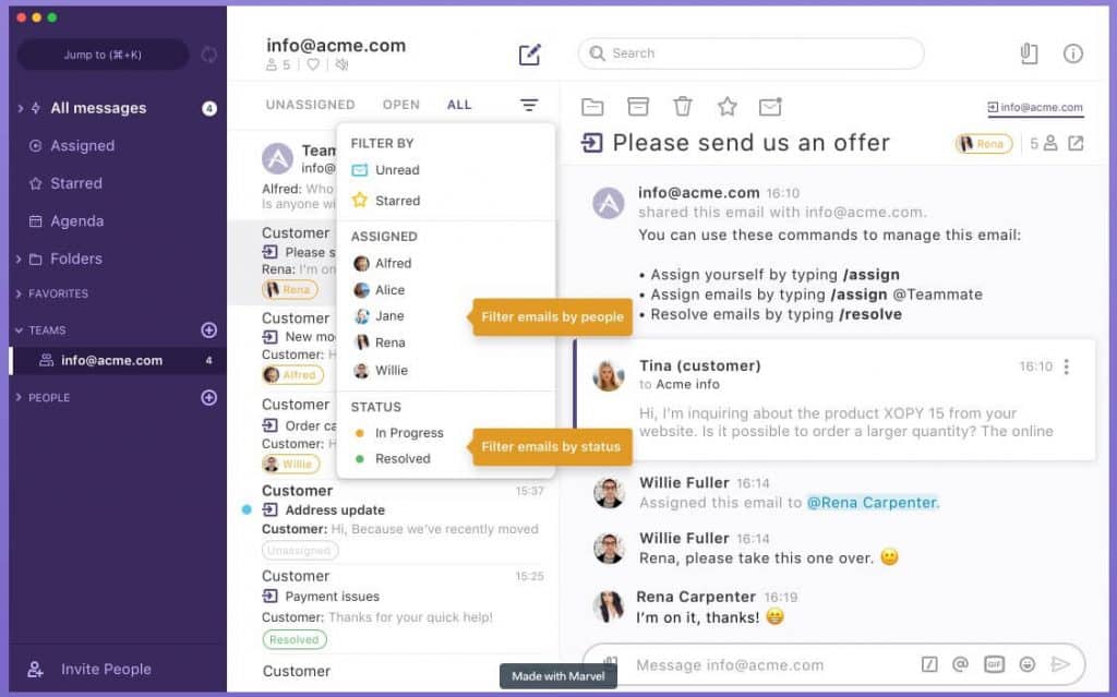Loop Email ordina Loop Email ordina