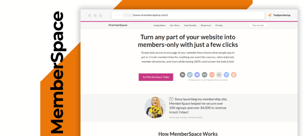 area riservata Memberspace