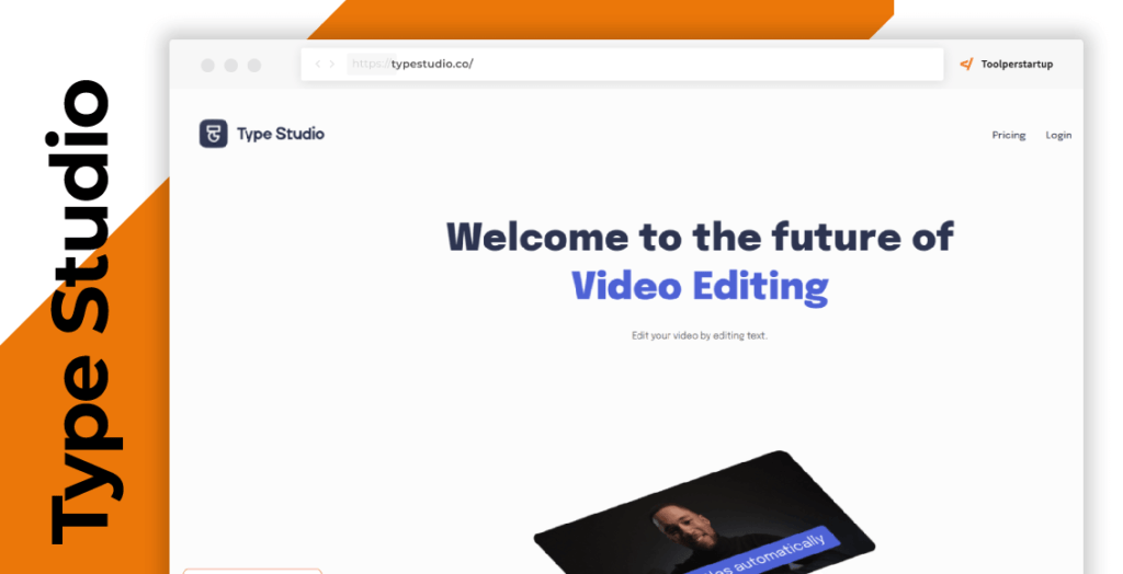 video editing tramite testo Type Studio