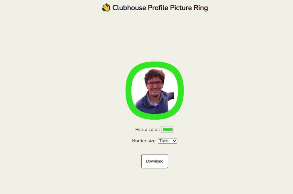 Tool per Clubhouse Clubhouse Picture Ring