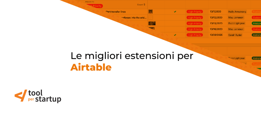 Estensioni per Airtable
