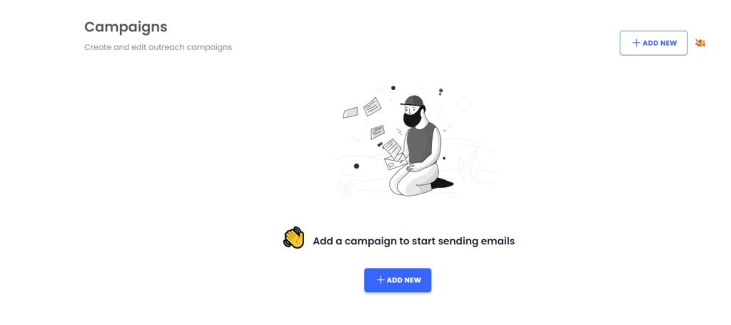 Inserimento della prima campagna mail