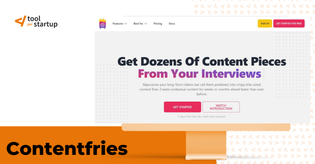 Contentfries - Home Page