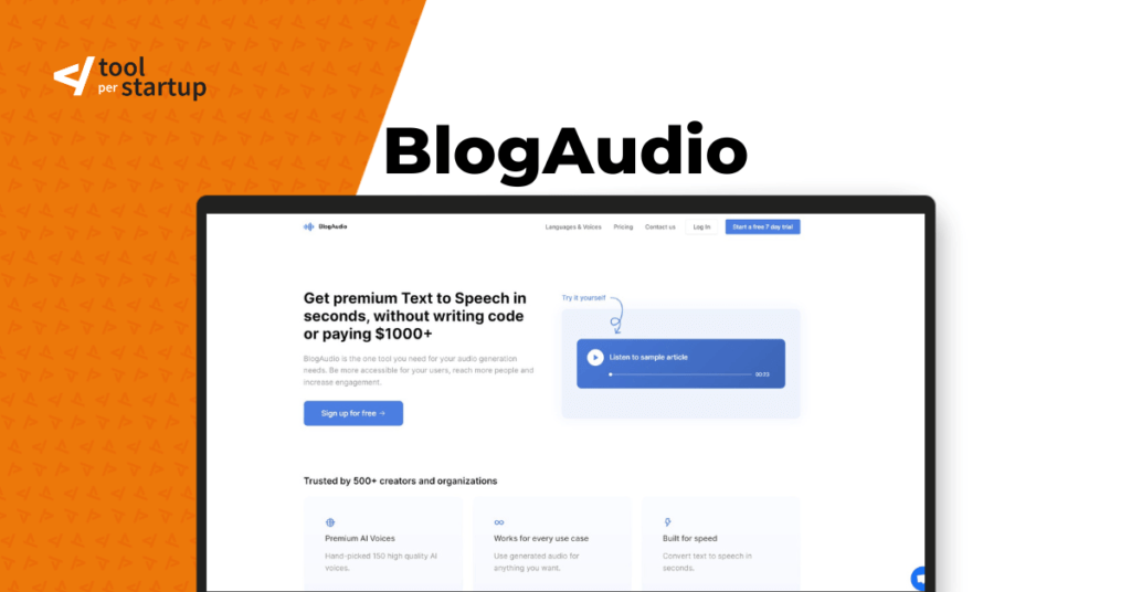 BlogAudio, per convertire i tuoi articoli in audio