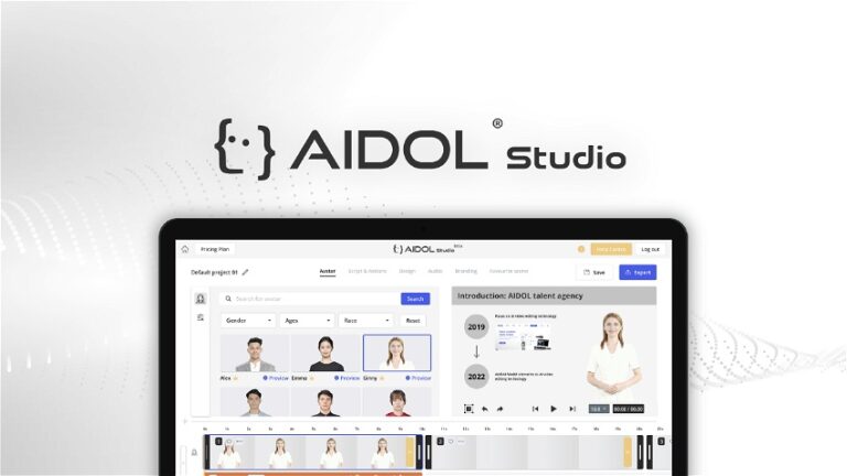 AIDOL Studio Home Page