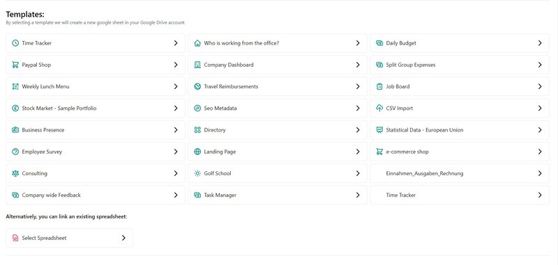 Chartmat - template per realizzare un'app