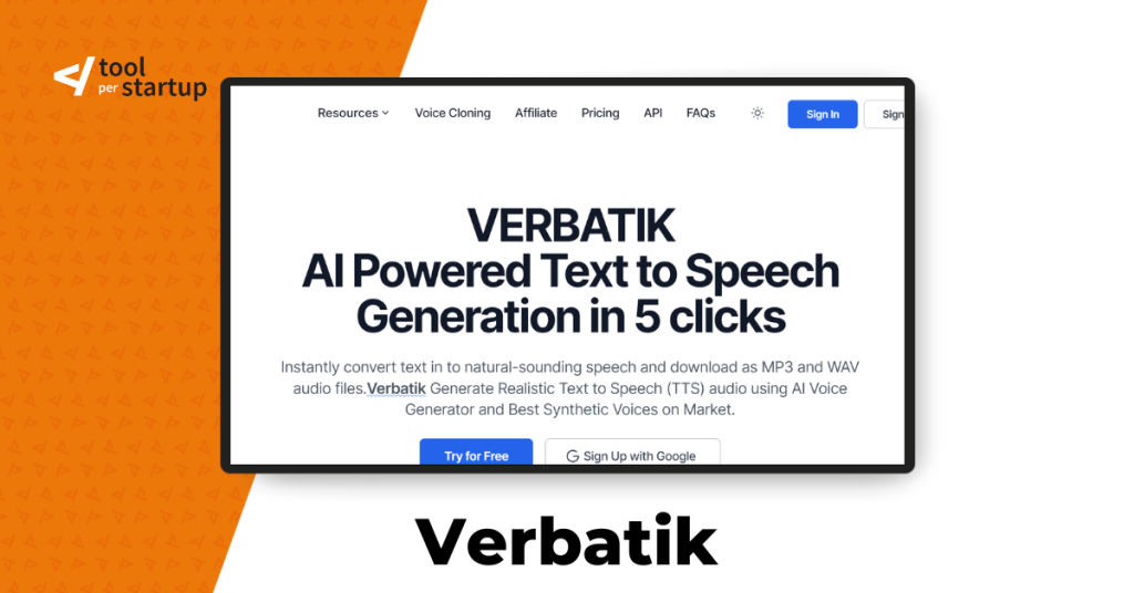 Verbatik - text to Speech in italiano