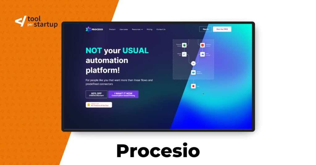 Procesio -automation tool no code, low code e full code
